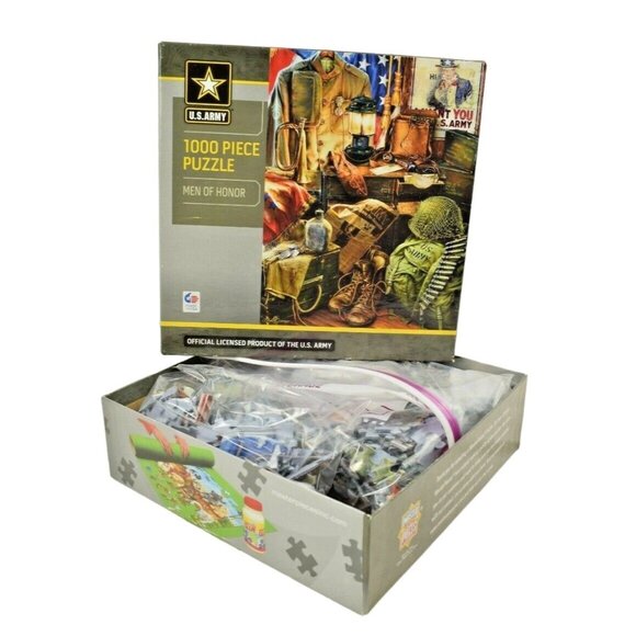 MasterPieces Men of Honor US Army 1000 Piece Military Jigsaw Puzzle (Complete) - Picture 4 of 9